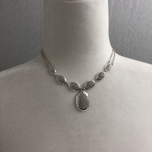 Silver Rhinestone Necklace